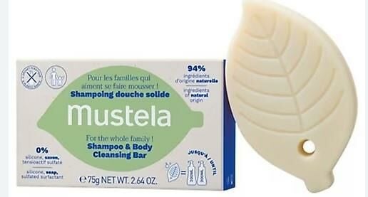 Mustela Şampuan & Vücut Temizleme Barı 75 gr