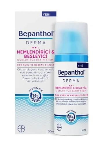 Bepanthol Derma Nemlendirici Besleyici Yüz Bakım Kremi 50 ml