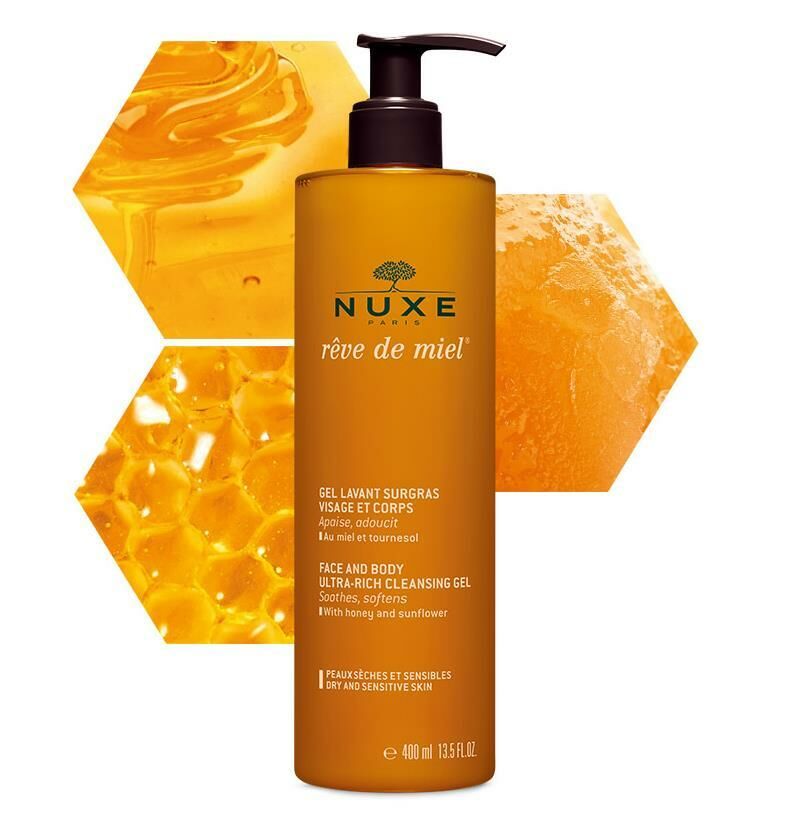 Nuxe Reve De Miel Hassas Ciltler İçin Yüz ve Vücut Yıkama Jeli 400 ml