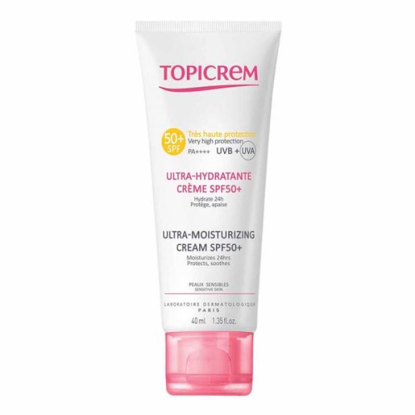 Topicrem Ultra-Moisturizing Face & Body Cream SPF50+ 40 ml
