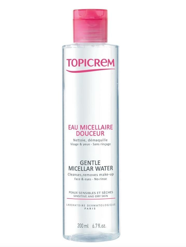 Topicrem Gentle Cleansing Water Face and Eyes 200ml