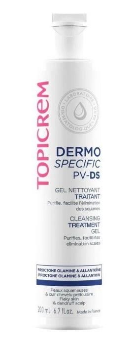 Topicrem PV/DS Cleansing Gel Body and Hair Sclap 200ml