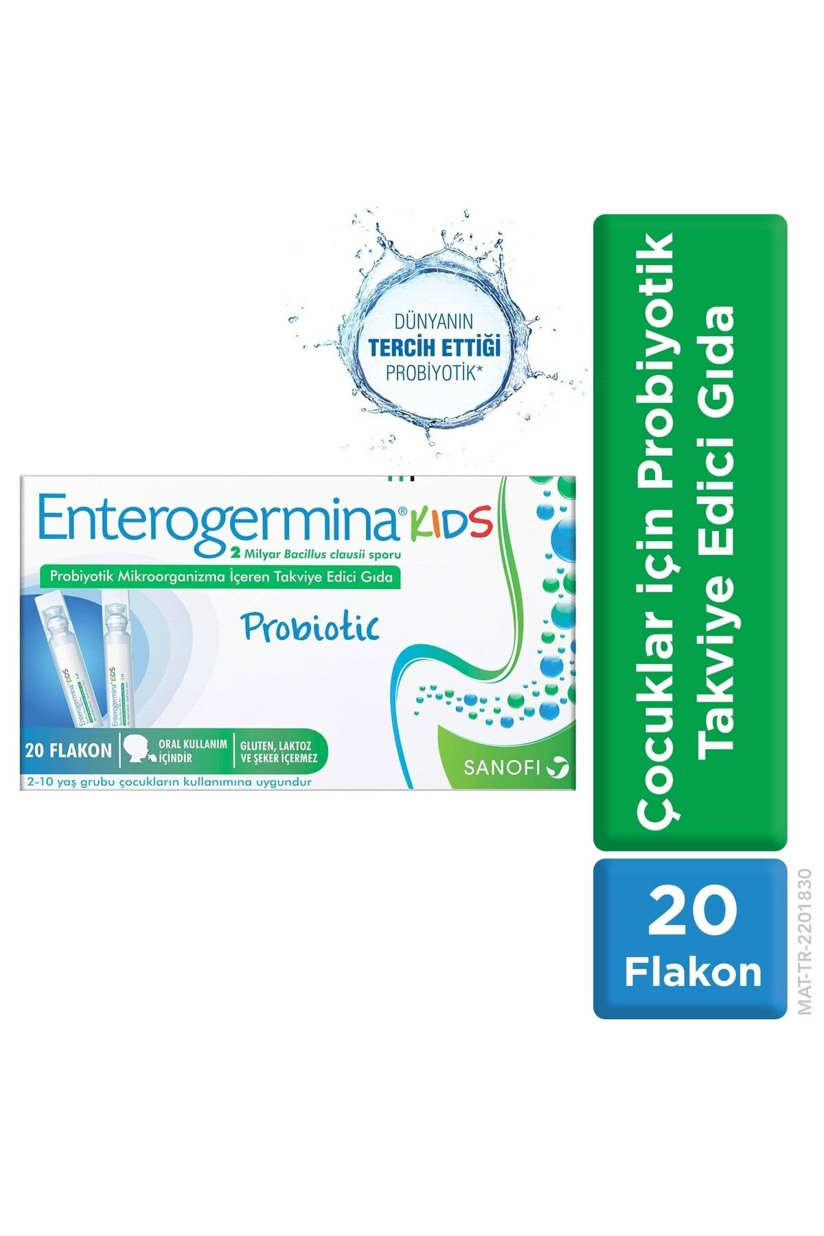 Kids 20 Flakon 2 Milyar Bacillus Clausii Sporu Içeren Probiyotik