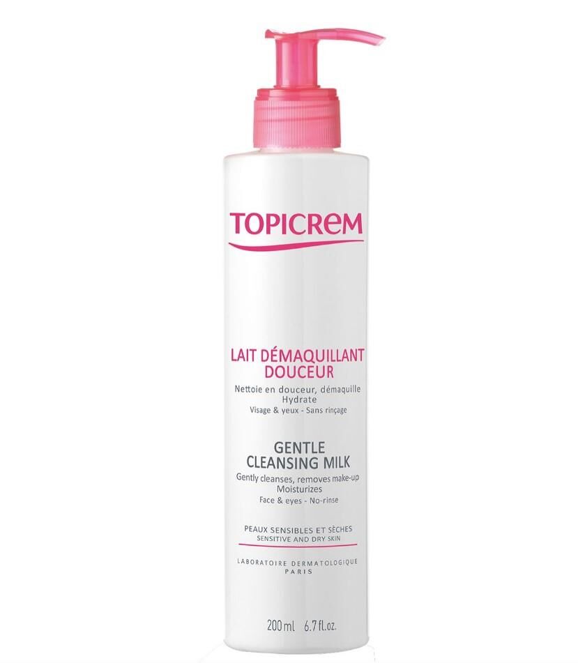 Topicrem Gentle Cleansing Milk Eyes & Face 200 ml