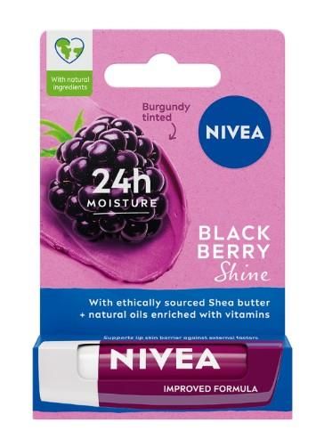Nivea Bakım Yapan Dudak Bakım Kremi Black Berry 4,8 gr