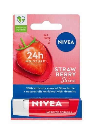 Nivea Bakım Yapan Dudak Bakım Kremi Straw Berry 4,8 gr