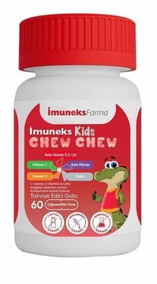 Imuneks Kids Chew Chew 60 Çiğnenebilir Form