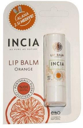 INCIA  Portakallı Dudak Besleyici Lip Balm 6 gr