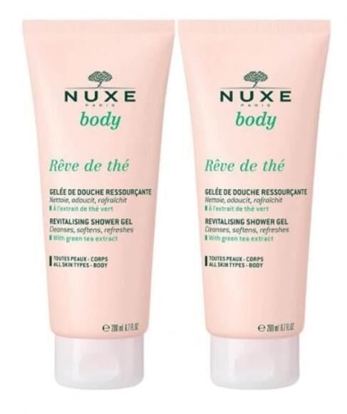 Nuxe Reve De The Revitalising Shower Gel 200 ml x 2