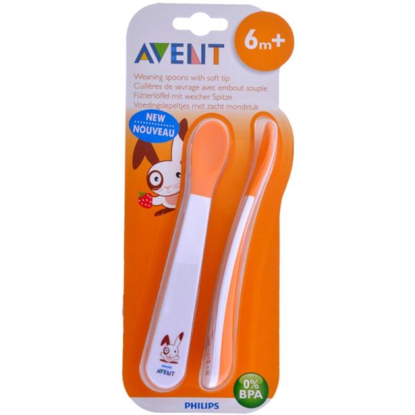 Avent Yumuşak Uçlu Mama Kaşığı 6Ay+ Bebek