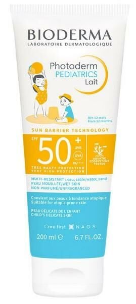 Bioderma Photoderm Pediatrics Lait SPF50+ 200 ml