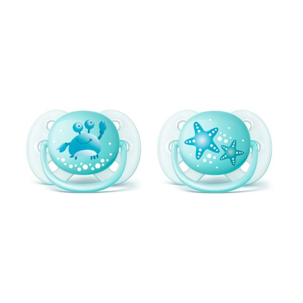 Avent Ultra Soft Desenli Emzik (0-6 Ay) Erkek