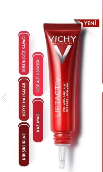 VichyLiftactiv Collagen Specialist Yaşlanma Belirtilerine Karşı Göz Bakım Kremi