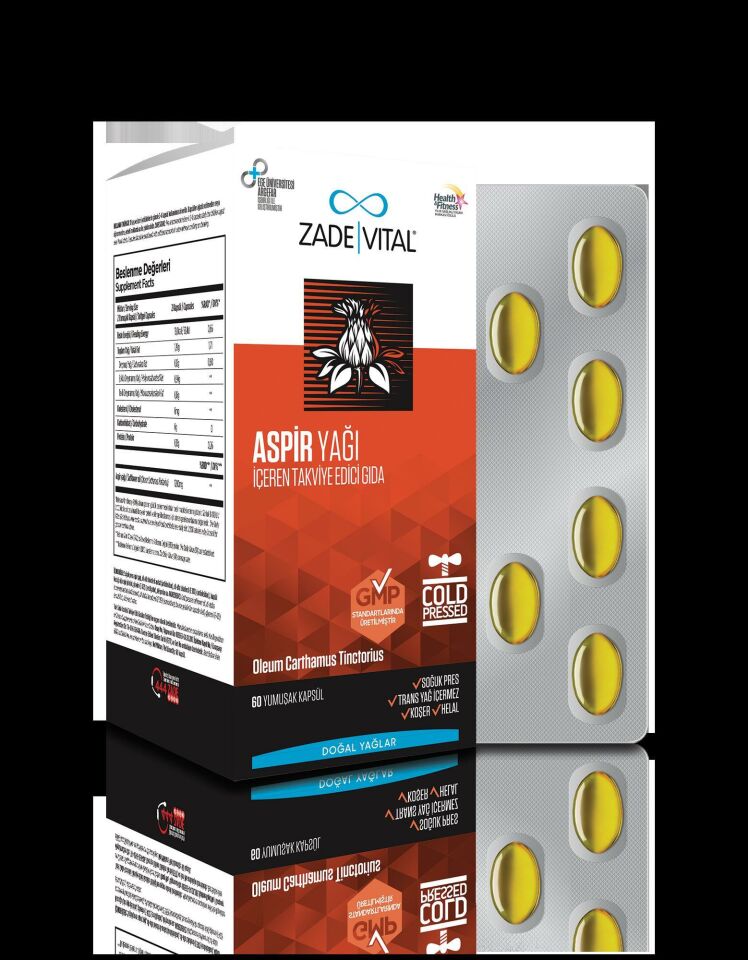 Zade Vital Aspir Yağı 600 mg 60 Kapsül
