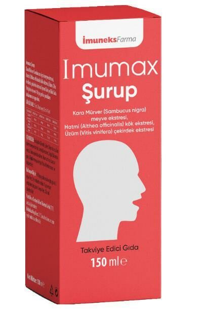 Imuneks Farma İmumax Şurup Takviye Edici Gıda 150 ml
