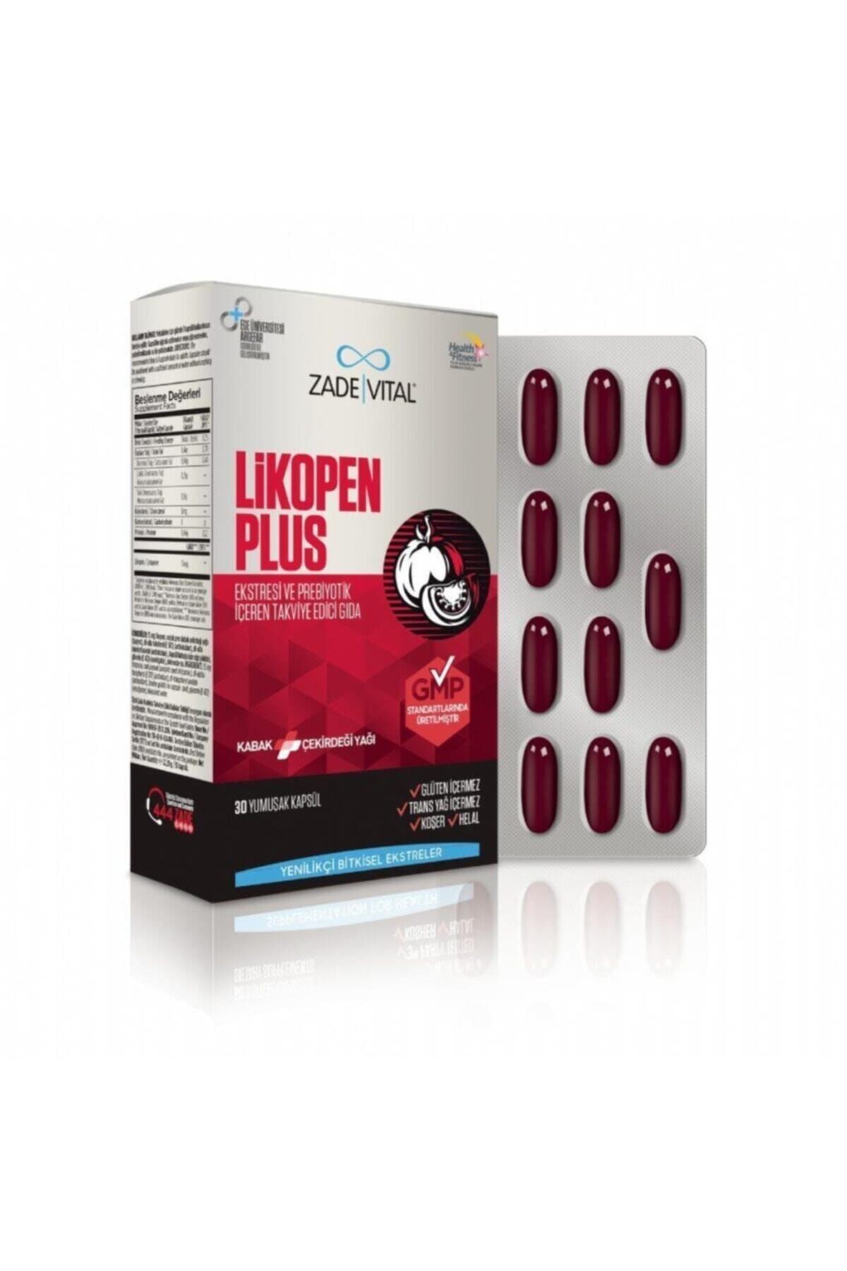 Zade Vital Likopen Plus 500 mg 30 Kapsül