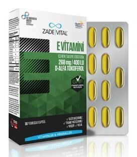 Zade Vital E Vitamini 30 Kapsül