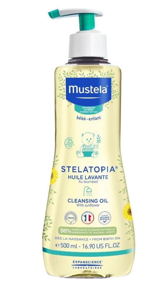 Mustela Stelatopia Cleansing Oil 500 ml - Temizleme Yağı