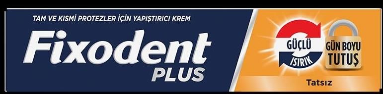 Fixodent Plus Diş Protez Yapıştırıcı Krem Güçlü Tutuş 40 gr