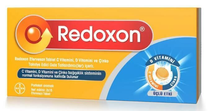 Redoxon 3'lü Etkili 30 Efervesan Tablet (2adet)