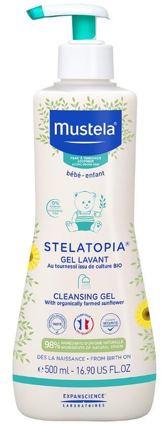 Mustela Stelatopıa Gel Lavanta Cleansıng Gel 500 ml