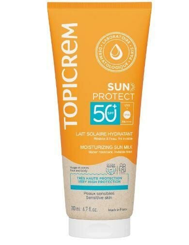 Topicrem Sun Protect Moisturizing Sun Milk SPF50+ 200 ml