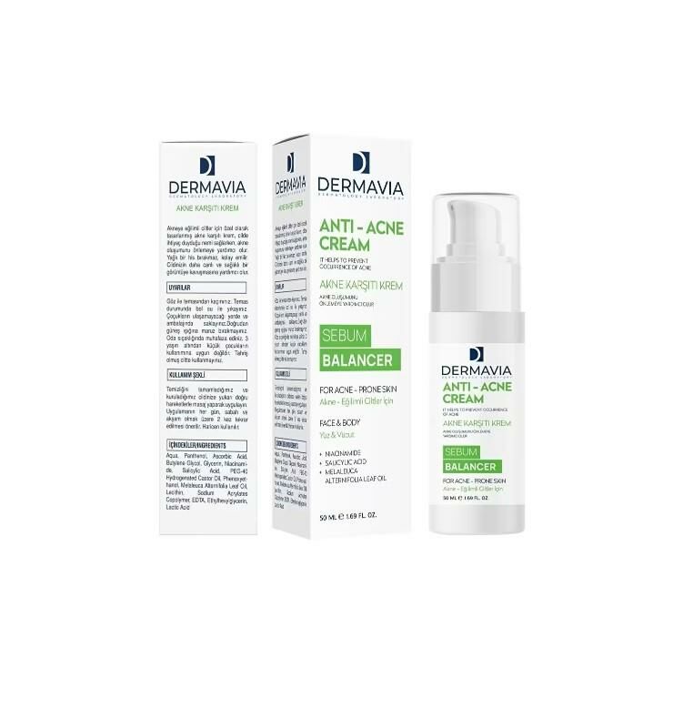 Dermavia Akne Karşıtı Krem 50 ml