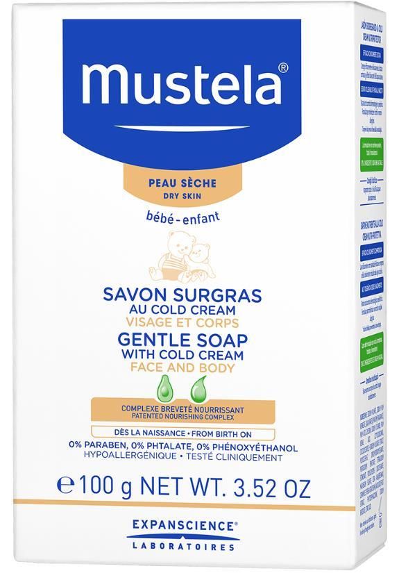 Mustela Yüz ve Vücut Için Kalıp Temizleyici Gentle Soap Face And Body 100GR
