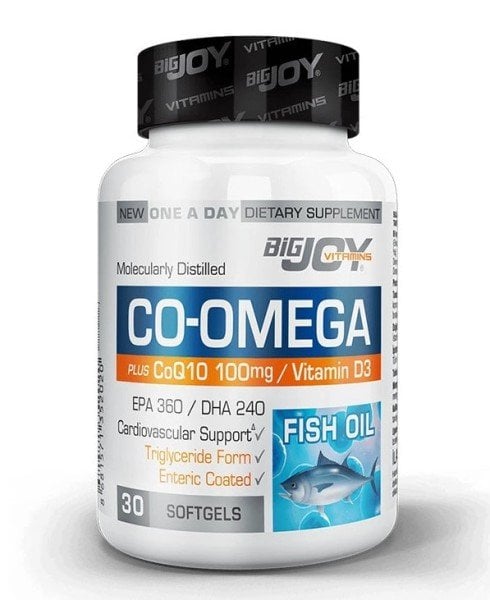 Bigjoy CO-Omega Coenzyme Q10 30 Yumuşak Kapsül