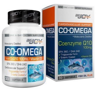 Bigjoy CO-Omega Coenzyme Q10 30 Yumuşak Kapsül