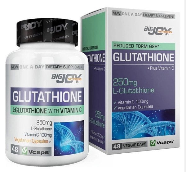 Bigjoy Glutathione Vitamin C 48 Bitkisel Kapsül