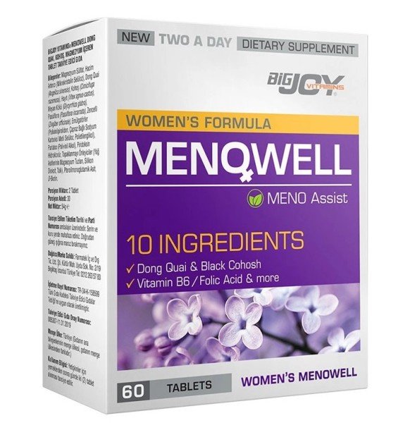 Bigjoy Menowell Meno Assist 60 Tablet