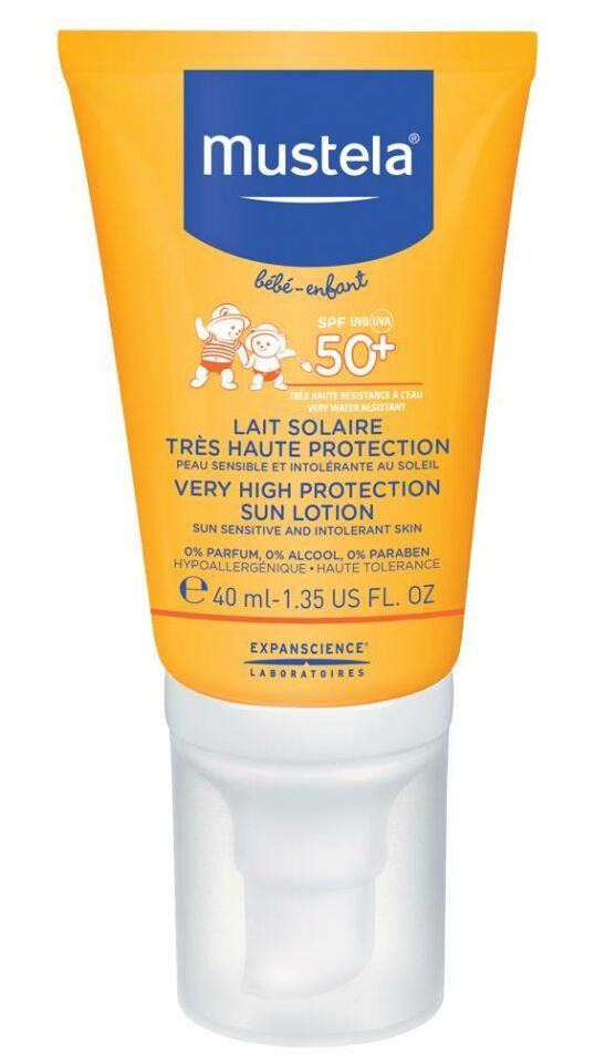 Mustela Protective Face Cream Spf 50+ 40 Ml  Çok Yüksek Koruma Faktörlü Güneş Losyonu