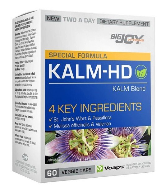 Bigjoy Special Formula Kalm-HD 60 Bitkisel Kapsül