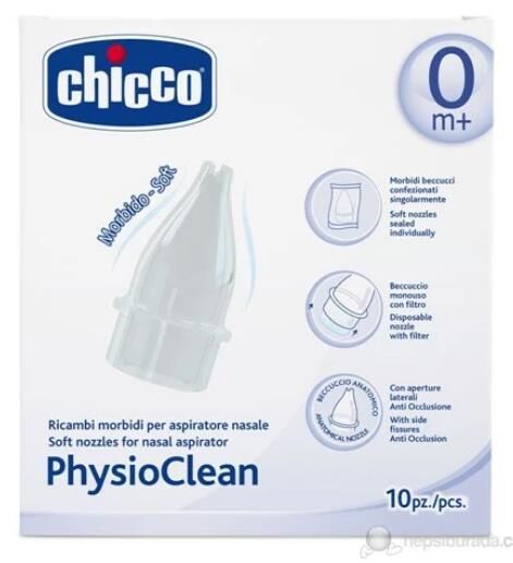 Chicco Physio Clean Burun Aspiratörü Yedek Ucu 10'lu