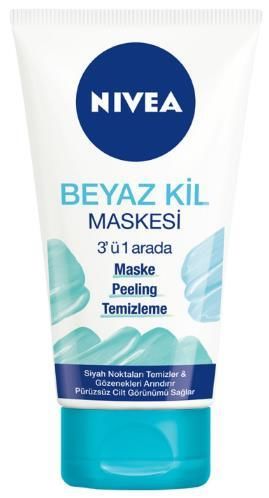 Nivea 3 in 1 Beyaz Kil Maskesi 150 ml