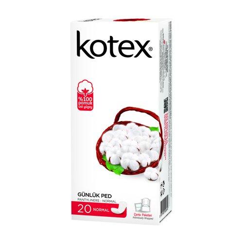 Kotex Günlük Ped 20'li Normal