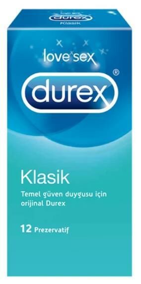 Durex Klasik 12'li Prezervatif