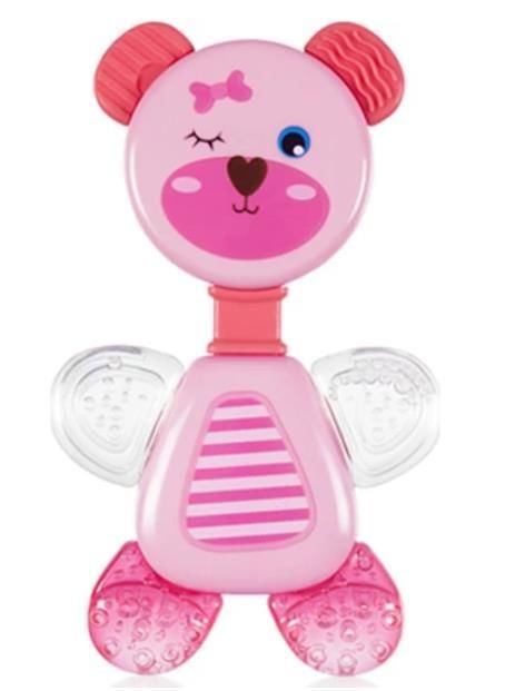 Bebedor 518 Çıngıraklı Sulu Dişlik (Pembe)