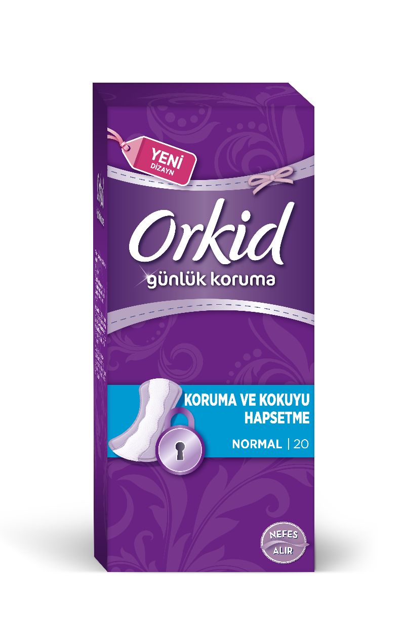 Orkid Günlük Ped Normal Tekli Paket 20 Ped