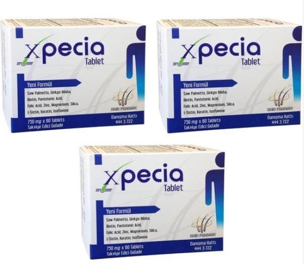 Xpecia Erkek 3 Kutu 180 Tablet