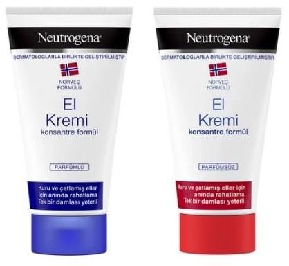 Neutrogena El Kremi 75 ml - İkincisi Hediye (Parfümlü ve Parfümsüz)