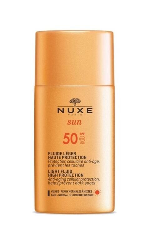 Nuxe Sun Güneş Koruyucu Hafif Dokulu Yüz Kremi SPF 50 50 ml