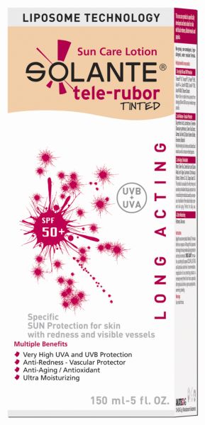 Solante Telerubor Tinted SPF 50+ Losyon 150 ml
