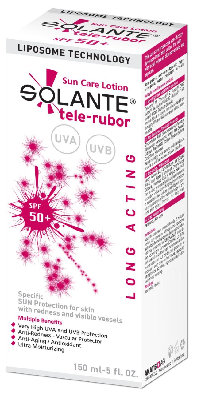 Solante Telerubor SPF 50+ Losyon 150 ml