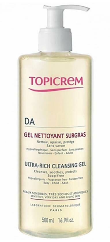 Topicrem Da Ultra Rich Cleansing Gel 500 ml