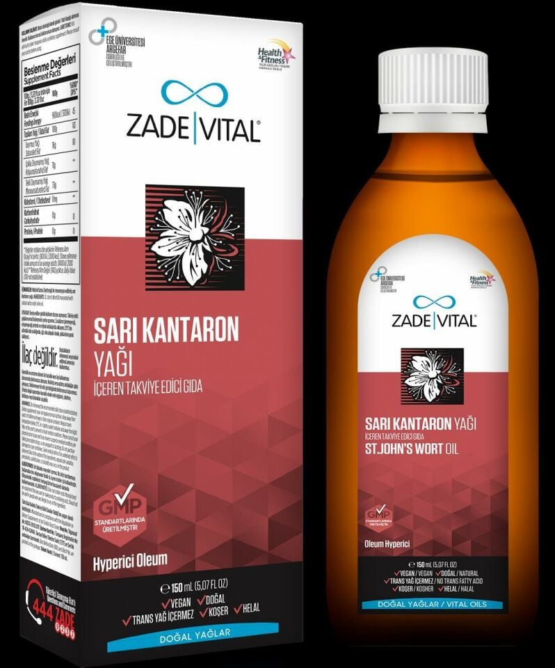 Zade Vital Sarı Kantaron Yağı 150 ml