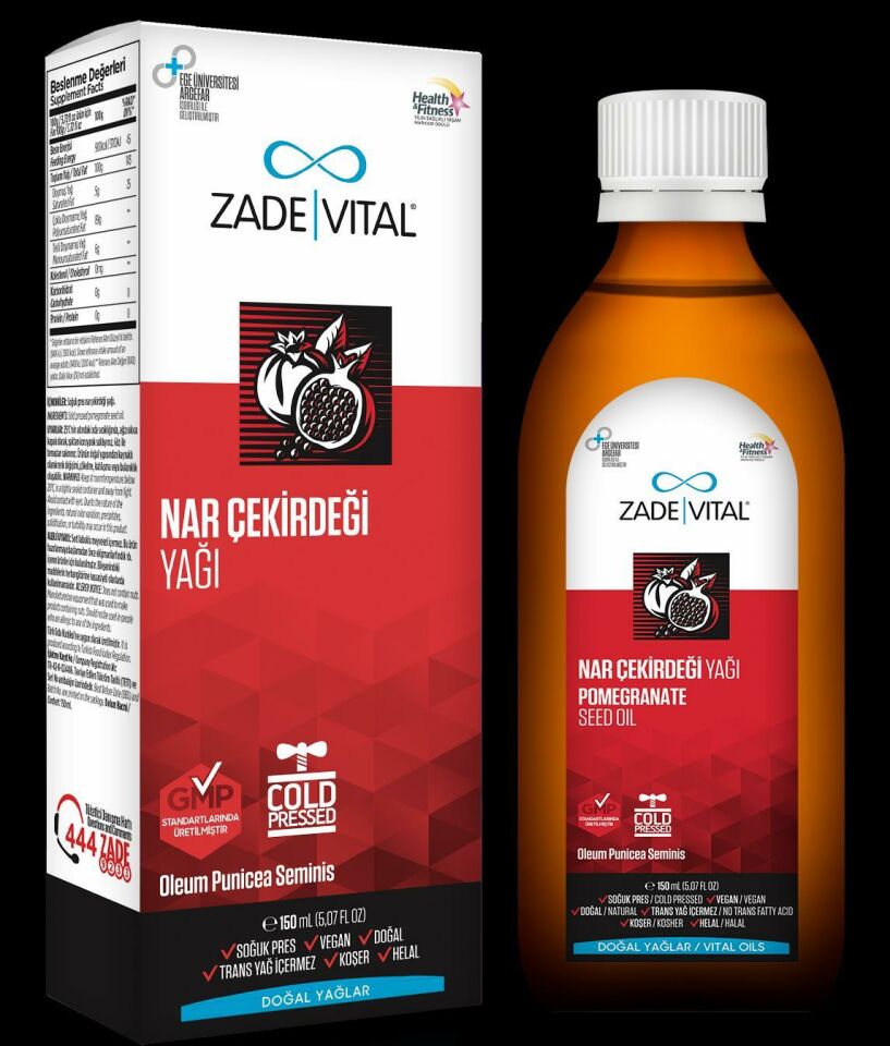 Zade Vital Nar Çekirdeği Yağı 150 ml