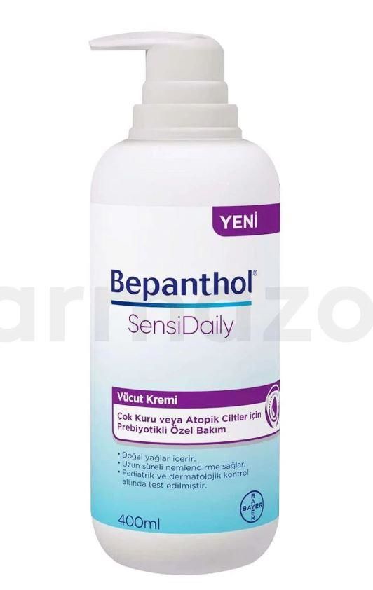 Bepanthol Sensidaily Pompalı Vücut Kremi 400 ml