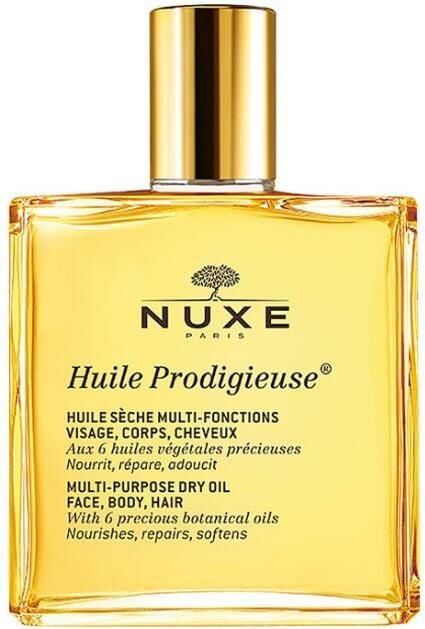 Nuxe Huile Prodigieuse - Çok Amaçlı Kuru Yağ (Yüz, Vücut, Saçlar) 50 ml